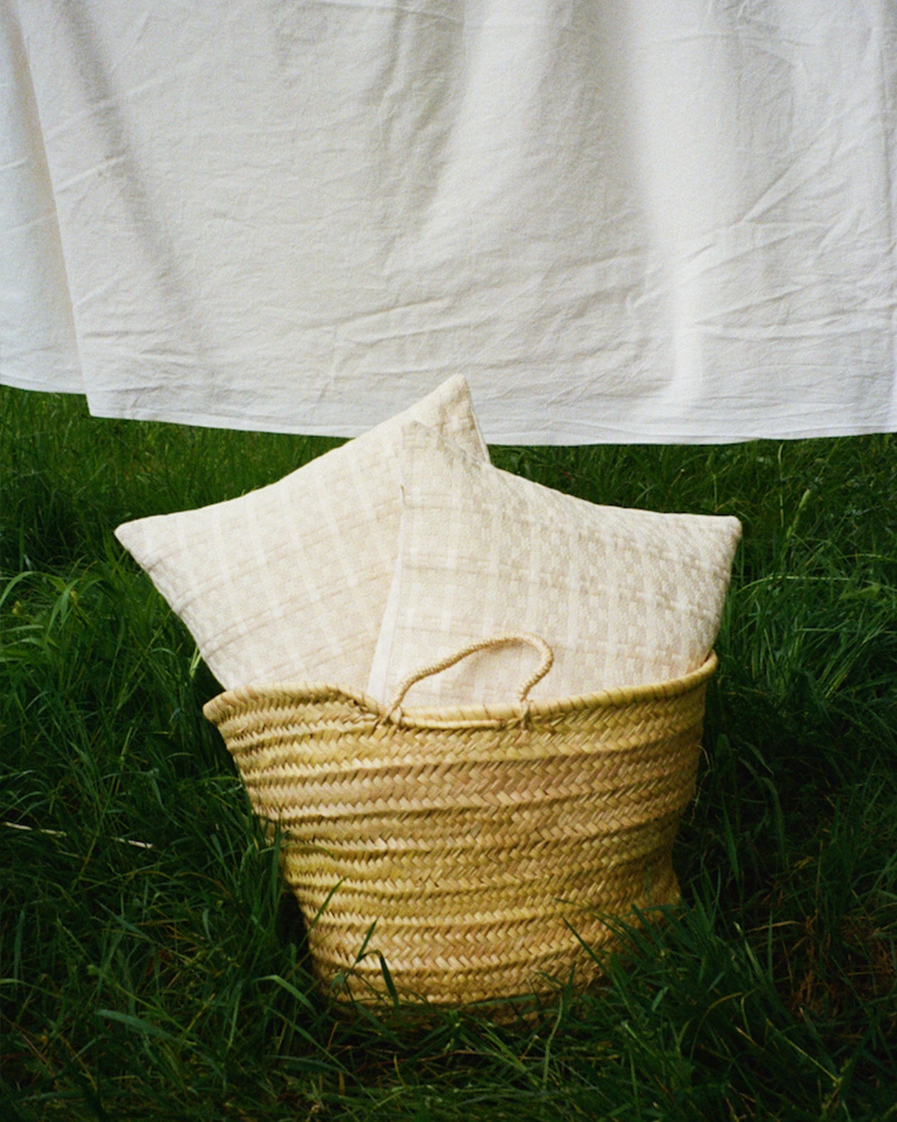 Cream cushion